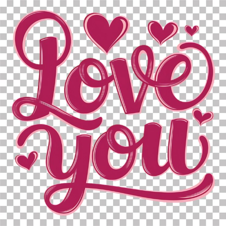 PSD melhor tipografia i love you design
