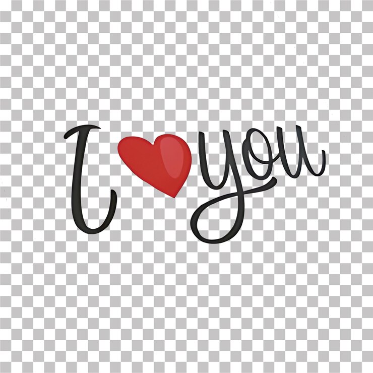 PSD melhor tipografia i love you design