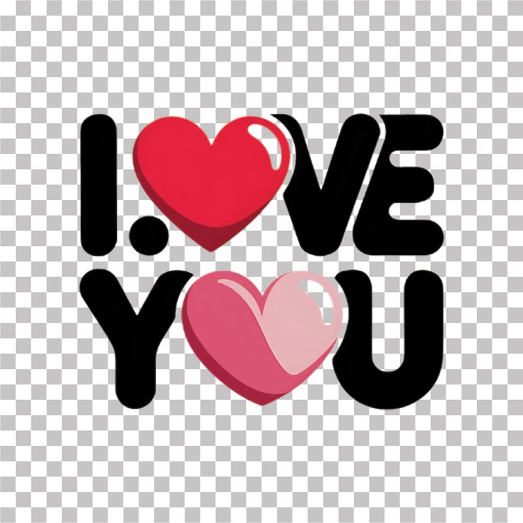 PSD melhor tipografia i love you design