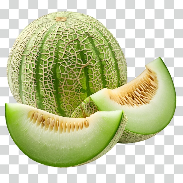 PSD le melon, le cantaloup, le fond transparent