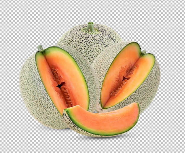 Melon Isolé Sur Couche Alpha