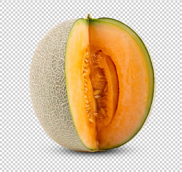 PSD melon isolé sur fond de couche alpha