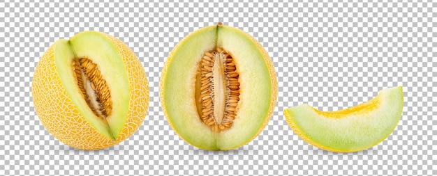 Melone isolato su strato alfa