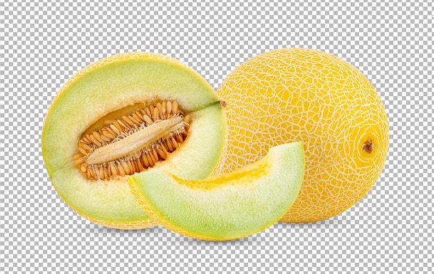 Melone isolato su strato alfa