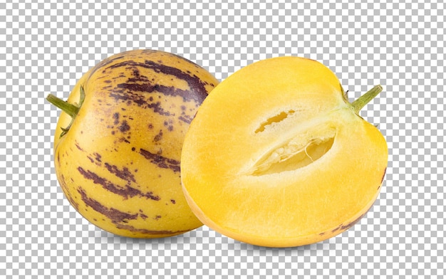 Melons Pépino Sur Couche Alpha