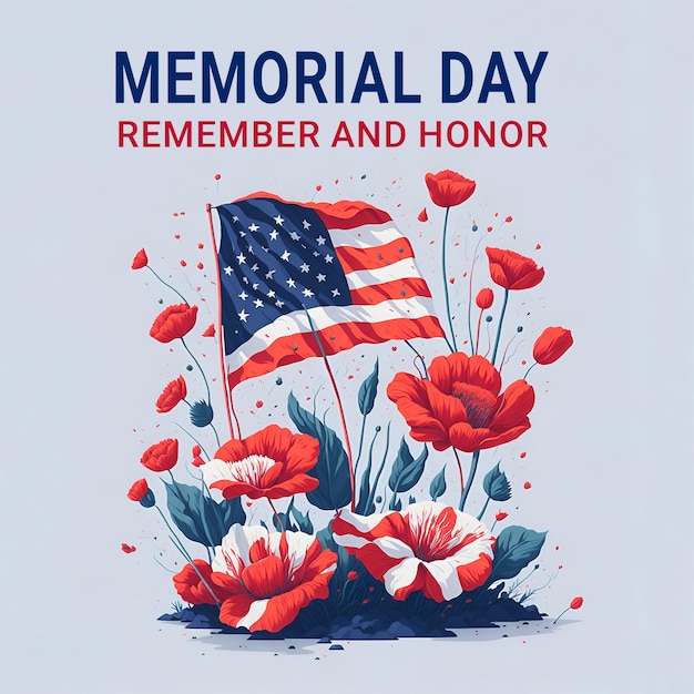 Memorial Day lembrar e honrar