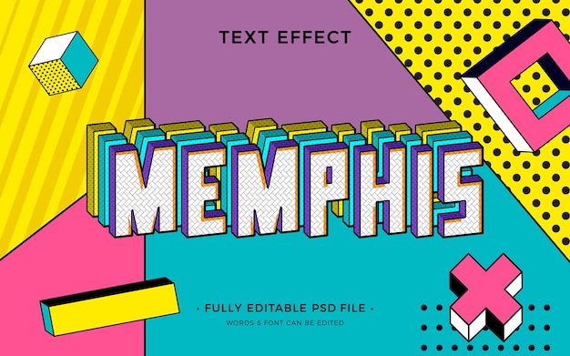 Memphis-Texteffekt