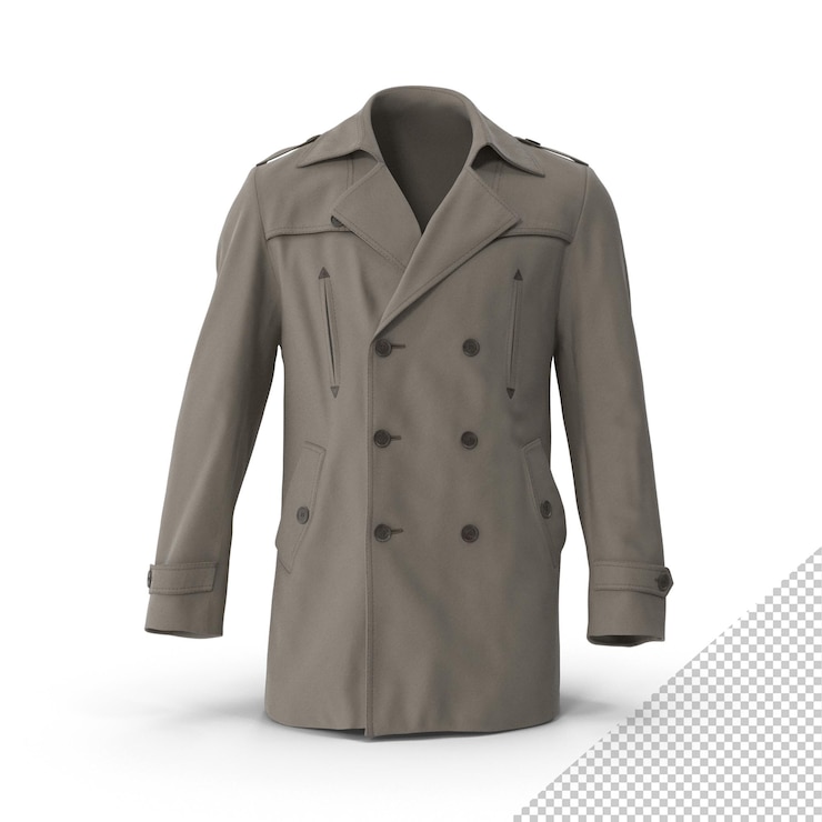 PSD men's coat png
