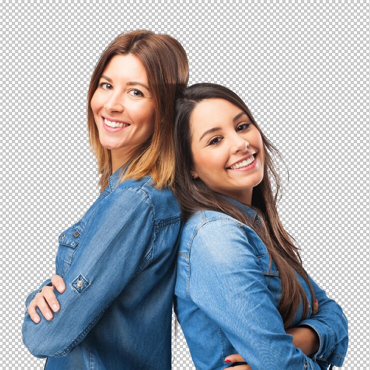 PSD meninas de costas para costas