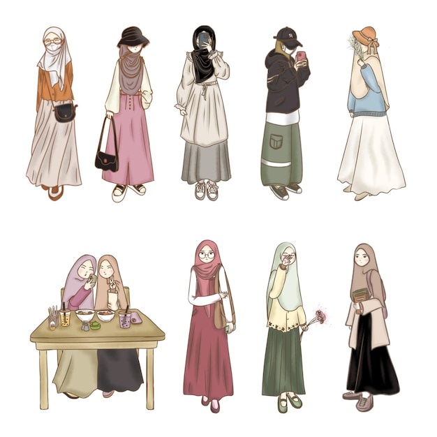 Meninas hijabi