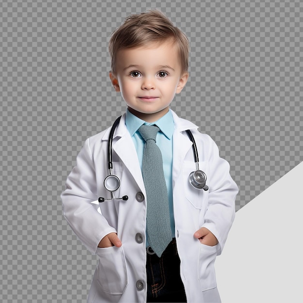 PSD menino médico png isolado em fundo transparente