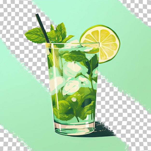 PSD menthe et citron vert dans une boisson