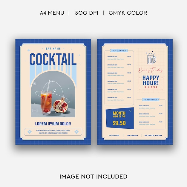 Menu Cocktail