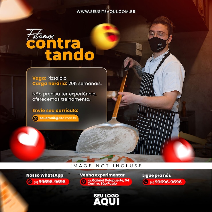PSD menú de comida psd y plantilla de banner de redes sociales de deliciosa pizza