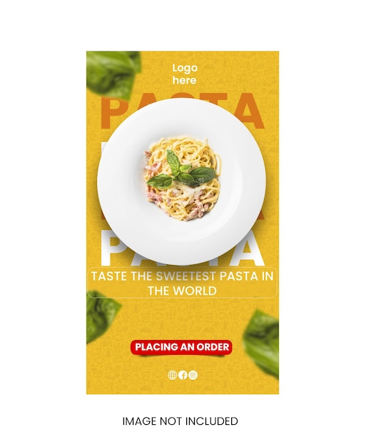 menu design social media post instagram facebook