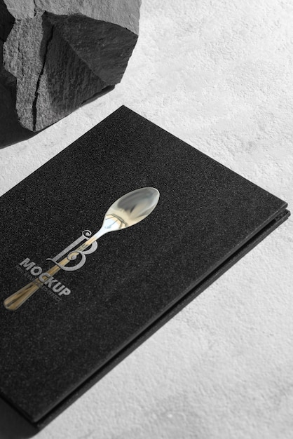 Menu in modello di studio