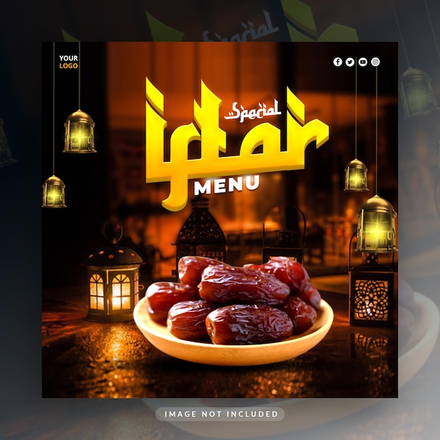 Menu spécial pour l'iftar