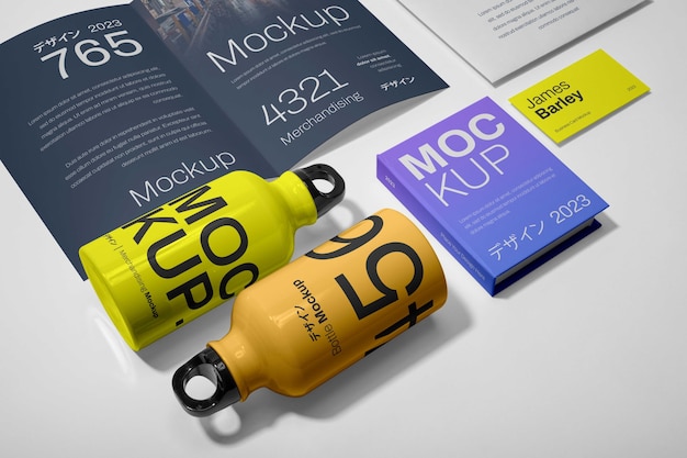 PSD merchandising-pack-mockup-design