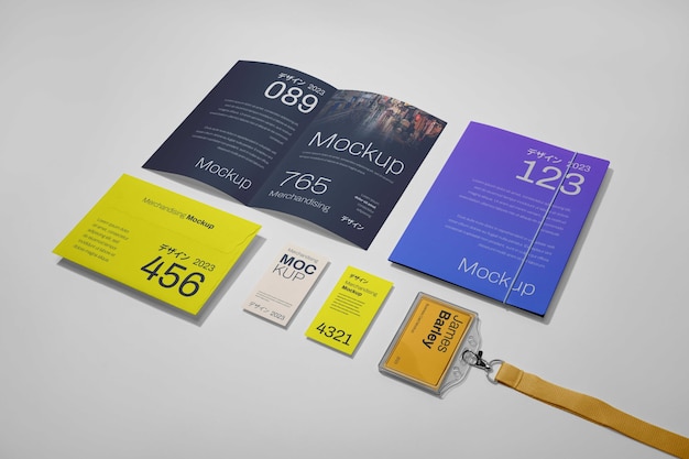 PSD merchandising-pack-mockup-design