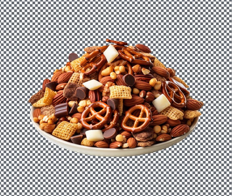 PSD merienda de cereales tan dulce aislada sobre fondo transparente