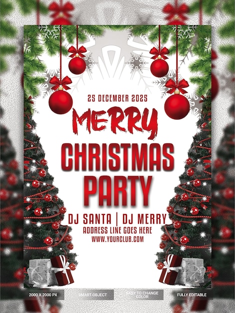 Merry Christmas Party Flyer