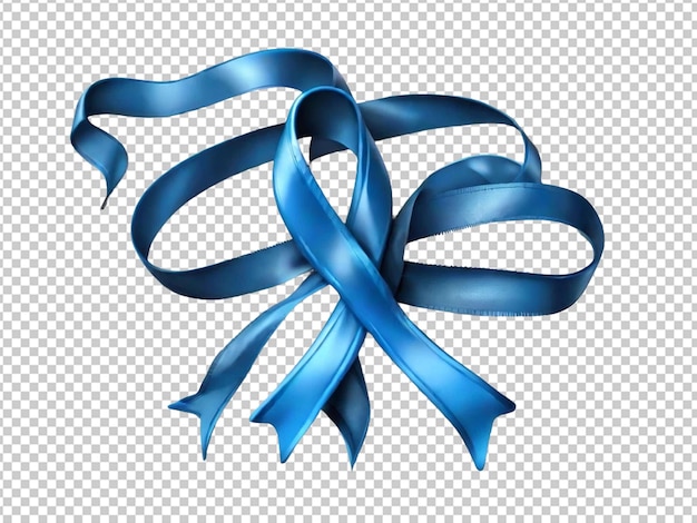 PSD mês de conscientização sobre o câncer fita azul