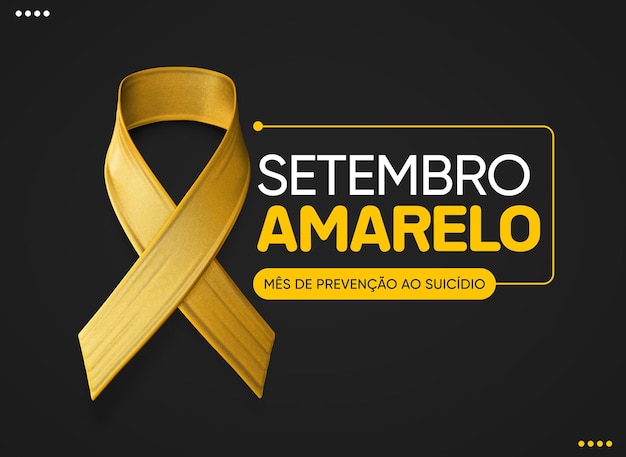 PSD mês de prevenção de suicídio de banner de mídia social