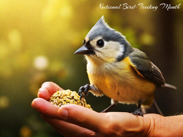 PSD mes nacional de alimentación de aves de psd gratuito