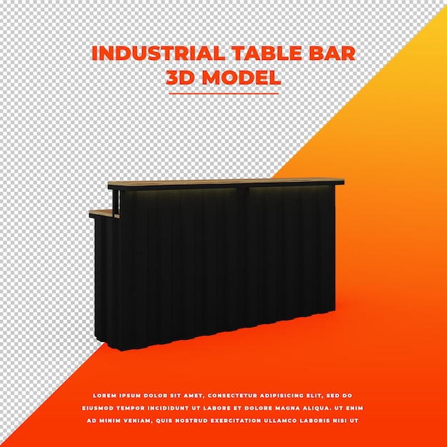 Mesa de bar industriales