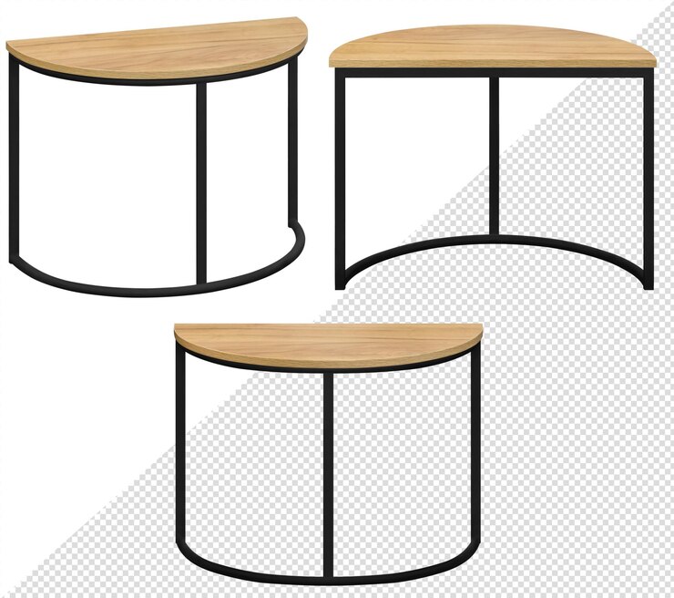 PSD mesa de café elemento del interior aislado del fondo