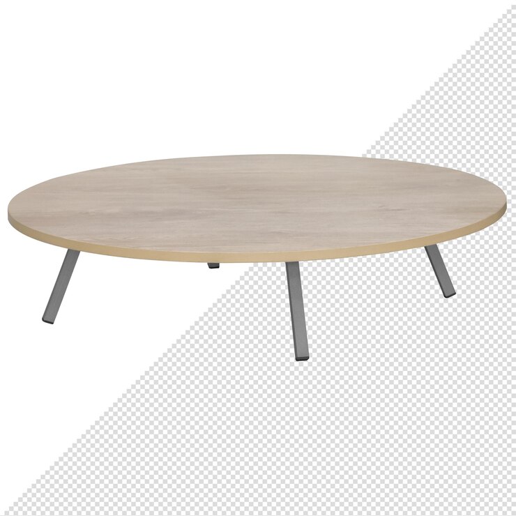 Mesa de café Elemento del interior aislado del fondo