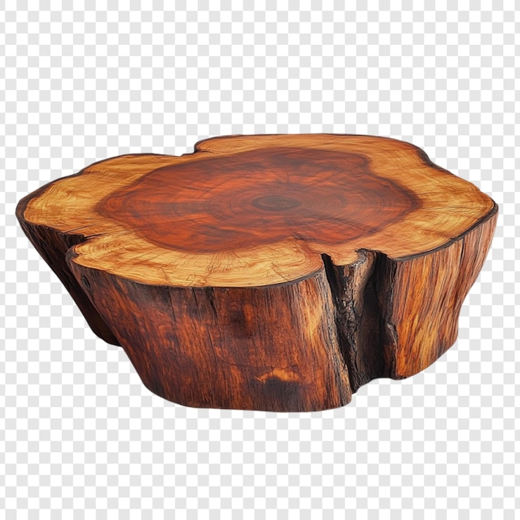 PSD mesa de café de madera rústica diseño único grano de madera natural pieza central impresionante decoración del hogar muebles artesanales mesa de losa de madera sólida