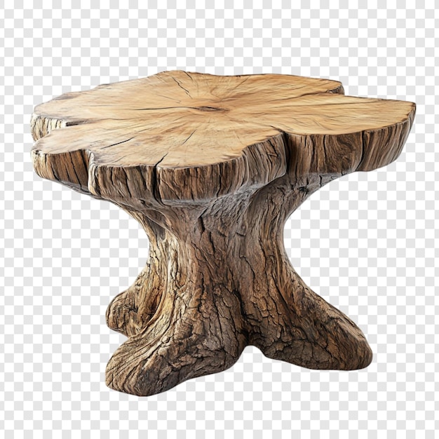 Mesa de café de tronco de árbol rústico muebles de madera natural decoración del hogar diseño único pieza central de estilo bosque pieza de acento