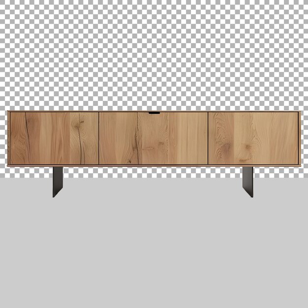 PSD mesa de madeira em fundo transparente ai gerado