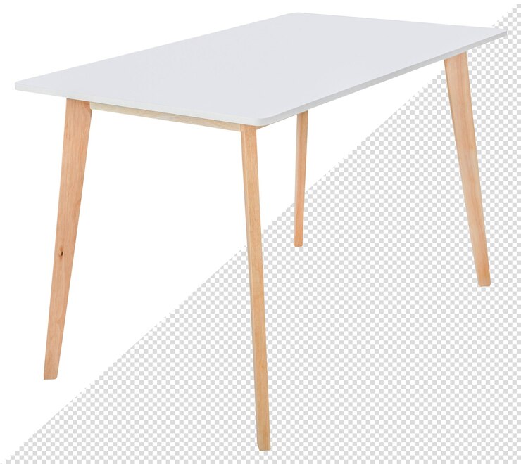 Mesa de diseño moderno. Aislado del fondo. elemento interior