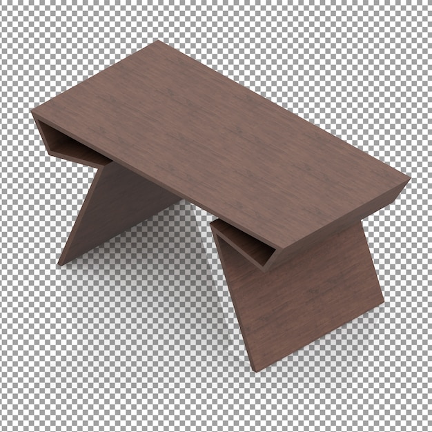 Mesa isométrica moderna
