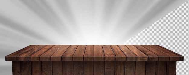 Mesa de madera modelo 3d