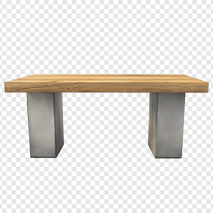 PSD una mesa de madera con una pieza de madera en ella
