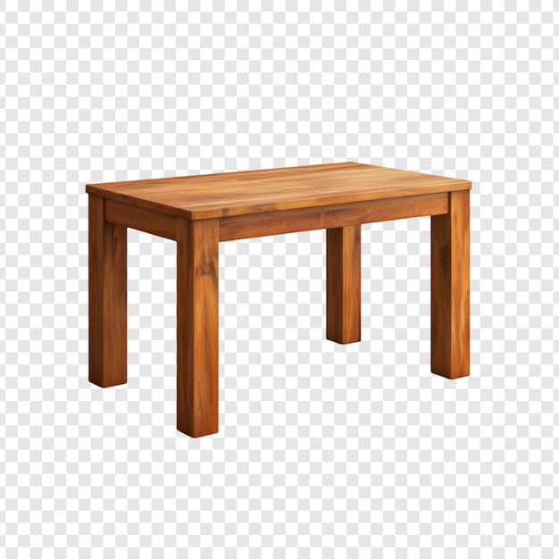 Mesa de madera rústica