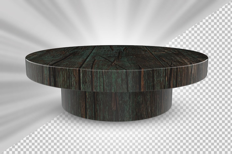 PSD mesa de madera
