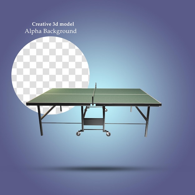 Mesa de ping pong modelo 3d