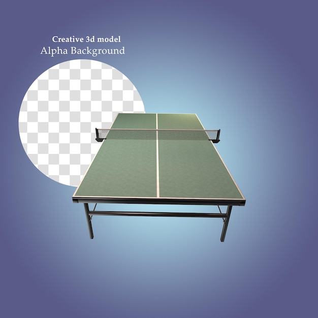 PSD mesa de ping pong modelo 3d