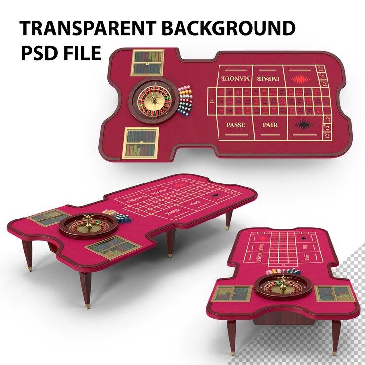 PSD mesa de ruleta png