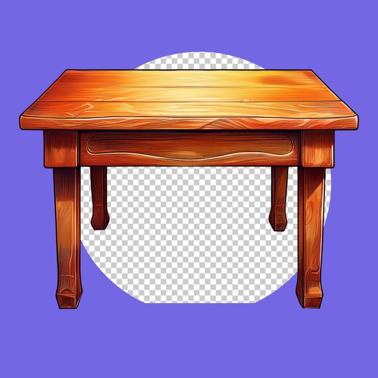 PSD mesas de comedor de gama alta png