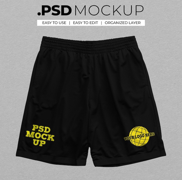 PSD mesh-shorts, hosen, realistisches modell