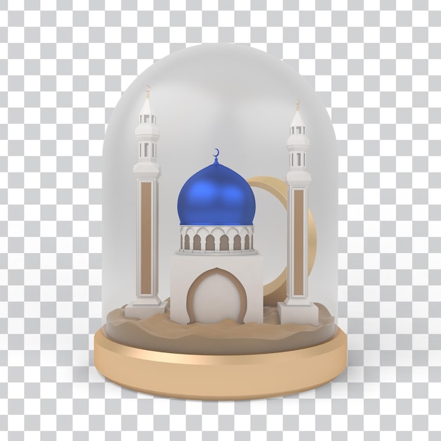 Mesquita de Ramadã e Minarete