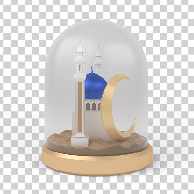 Mesquita de Ramadã e Minarete