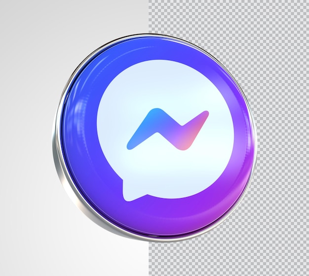 Messenger-symbol 3d-rendering