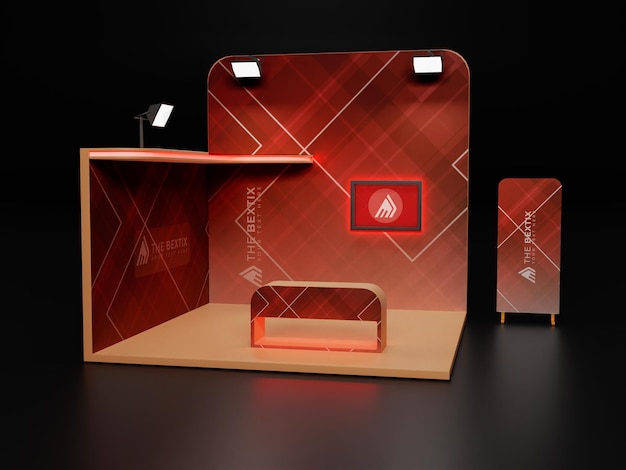 Messestand stand mock-up