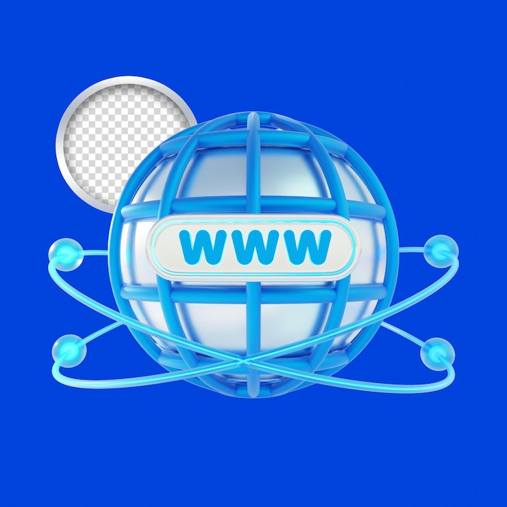 PSD meta network with communication 3d icon